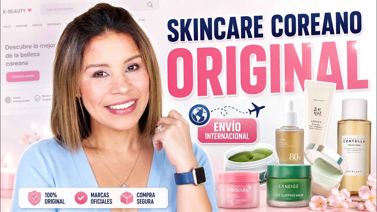 ✅ Dónde comprar skincare coreano ORIGINAL con envío INTERNACIONAL SEGURO 🌎