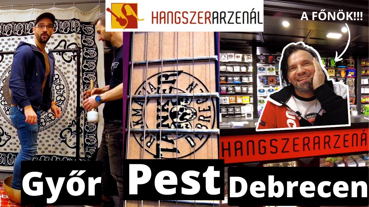 Hangszerbolt mustra - Hangszerarzenál (Győr, Budapest, Debrecen🎸🔥) // Beszélgetés Fejes Tamással