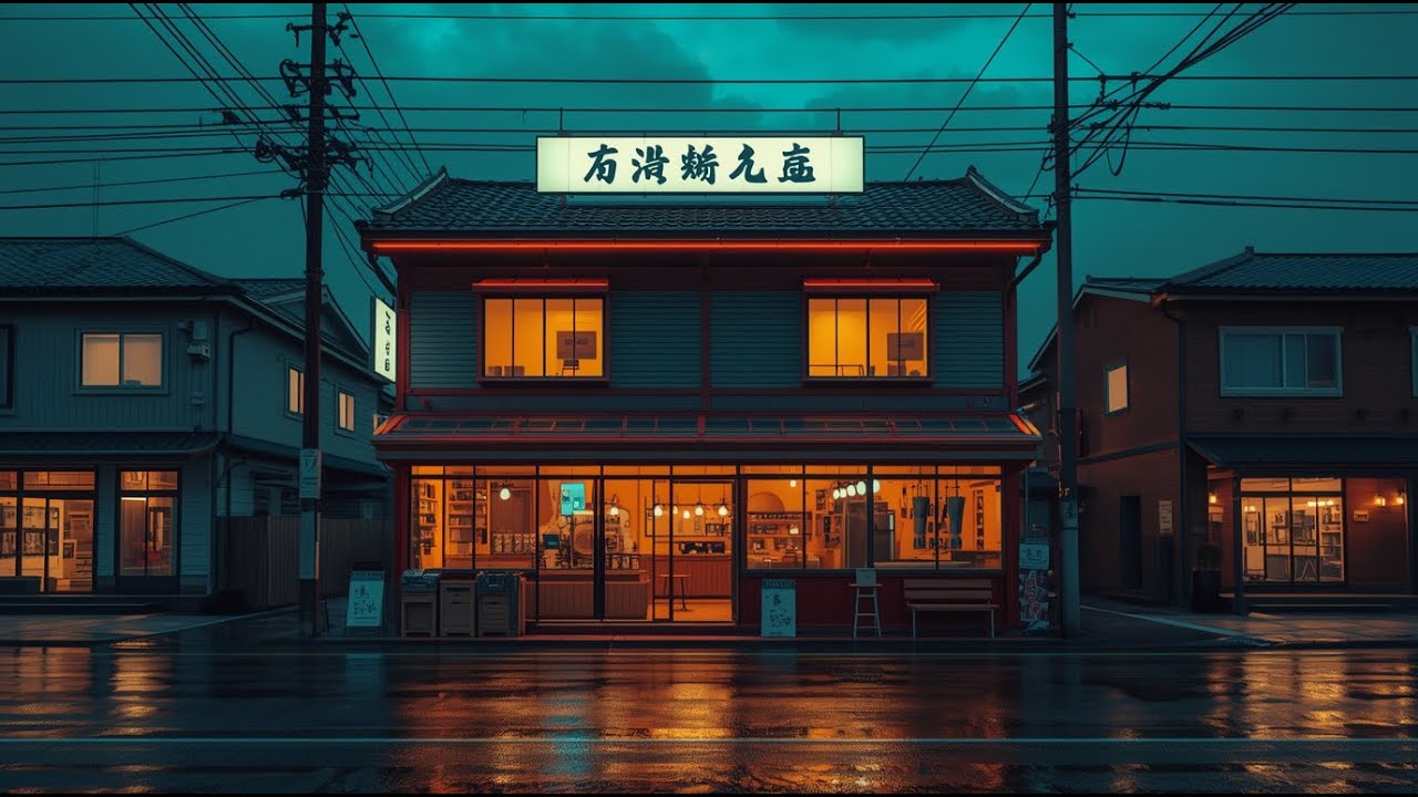 The Only Ramen Shop Still Open at Midnight 🍜 Rainy Tokyo Ambience