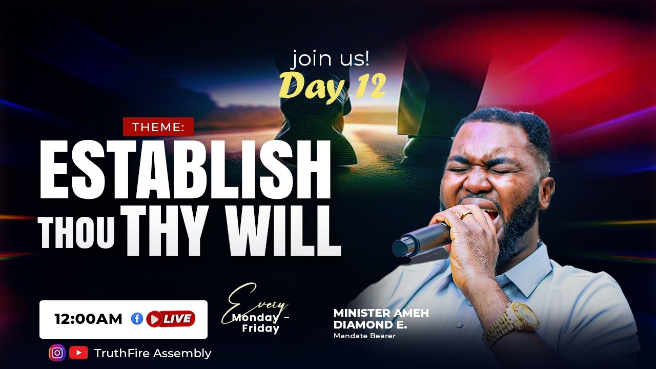 LUZ The Midnight Prayer Encounter ||ESTABLISH THOU THY WILL DAY 12