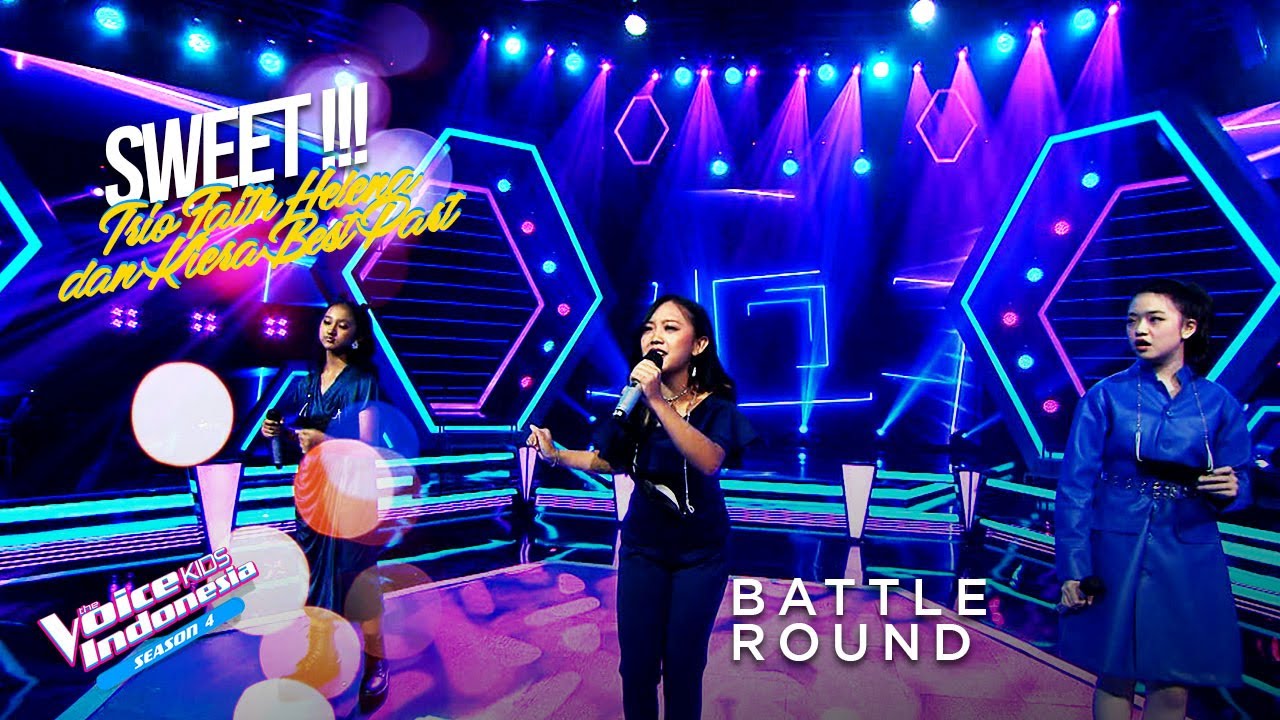 Faith Vs Helena Vs Kiera - Best Part | Battle Round | The Voice Kids Indonesia Season 4 GTV 2021
