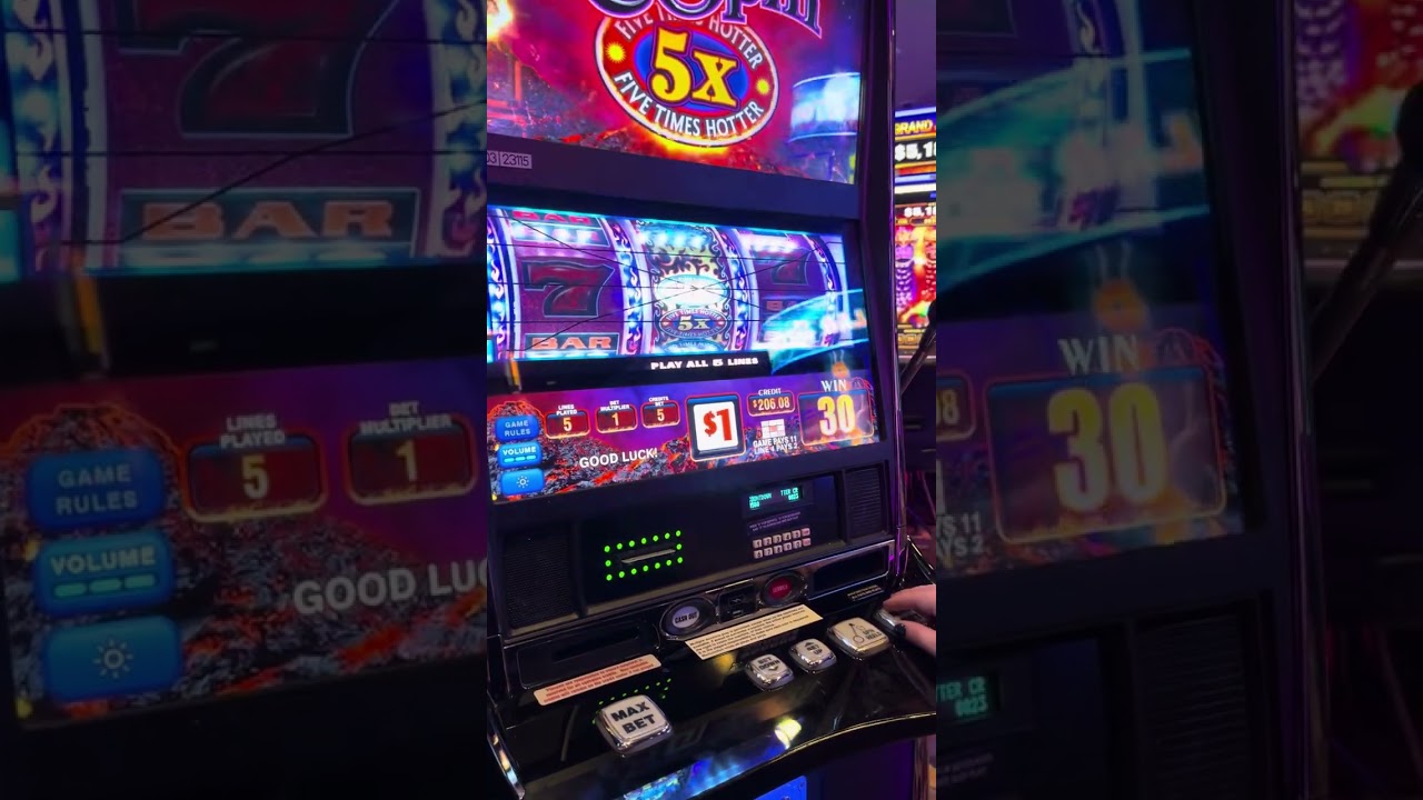 Multiple feature hits on this crazy slot machine!
