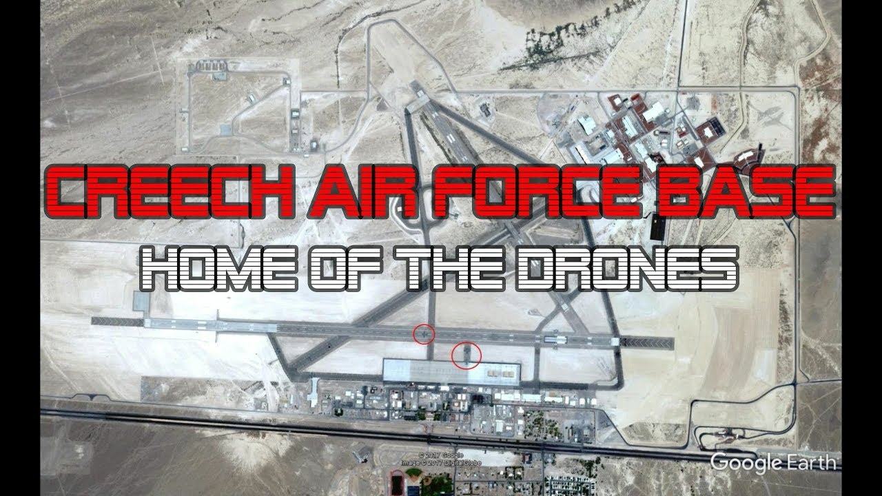AREA 51: Creech Air Force Base: Home of the Secret Drones