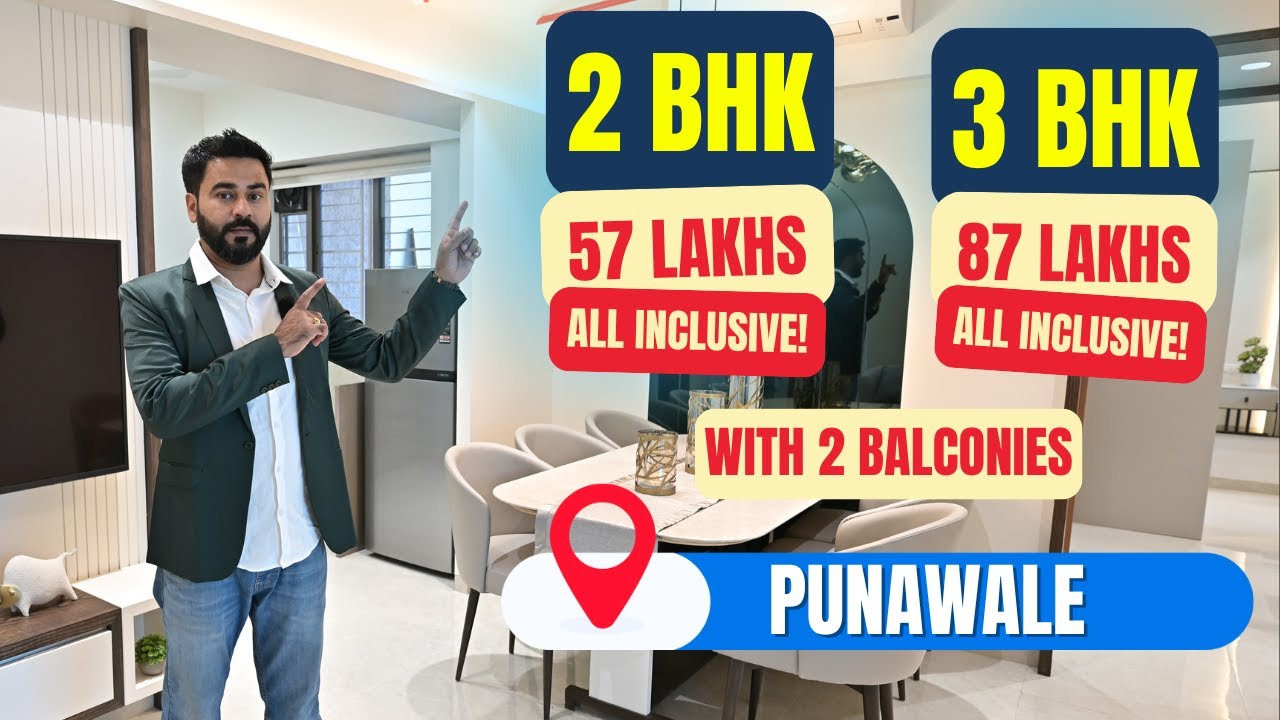 Punawale ka most Affordable & Premium 2BHK & 3BHK | 57Lacs & 87Lacs | New Launch | Call 📲9561119019