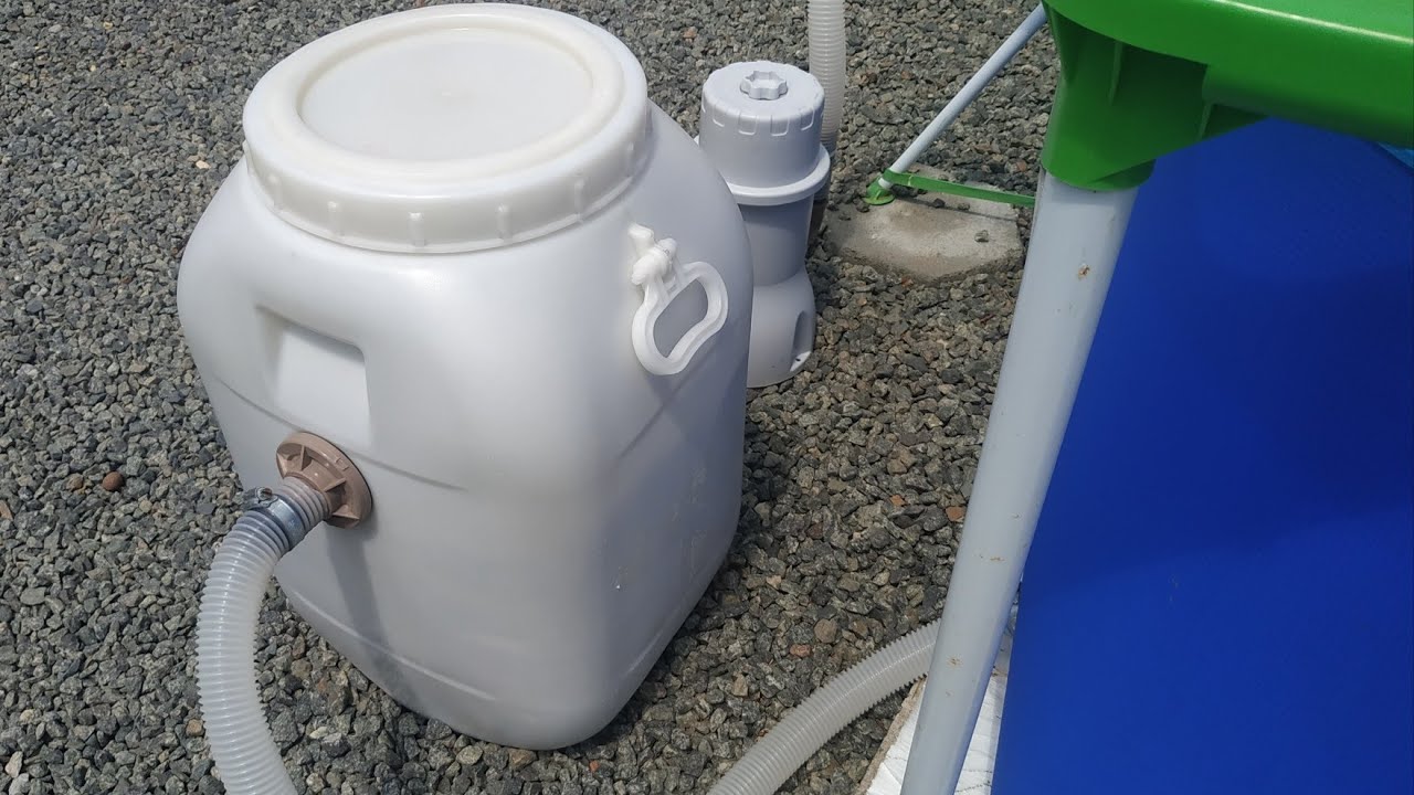 Filtro caseiro piscina MOR com areia.