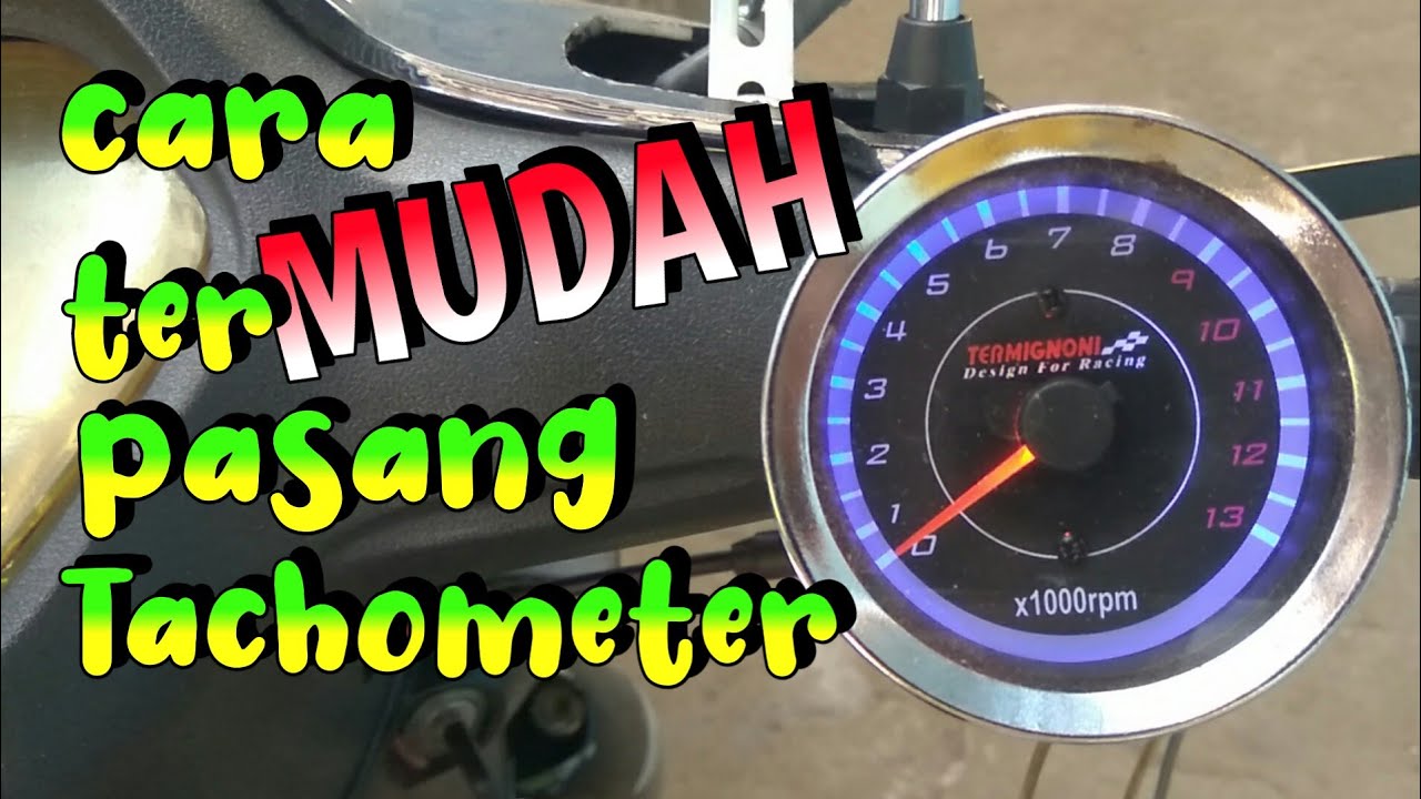 CARA PASANG TACHOMETER RPM METER DI MOTOR HONDA SUPRA X 100