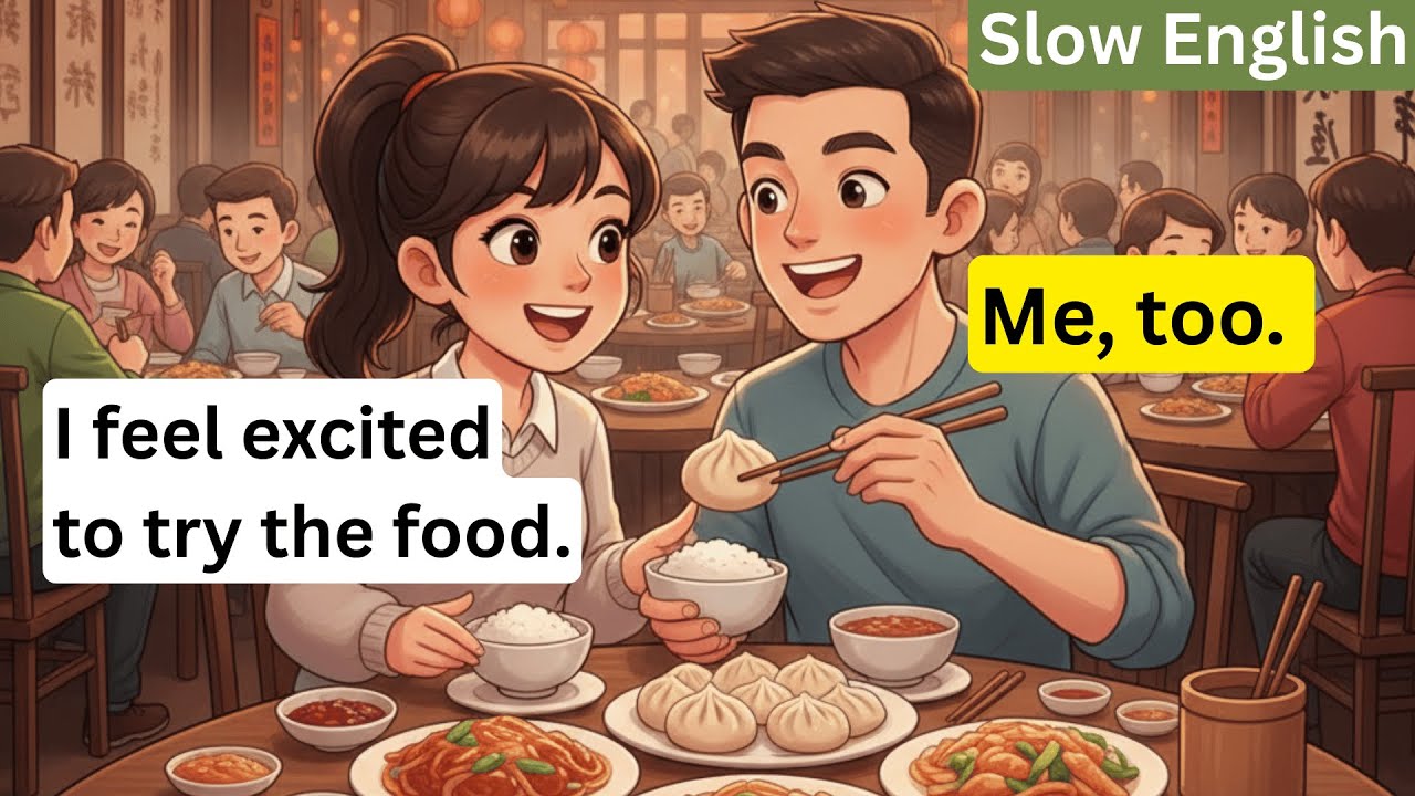 10 Simple English Conversations at a Restaurant for Beginners | Real-Life Dialogues (A1–A2)