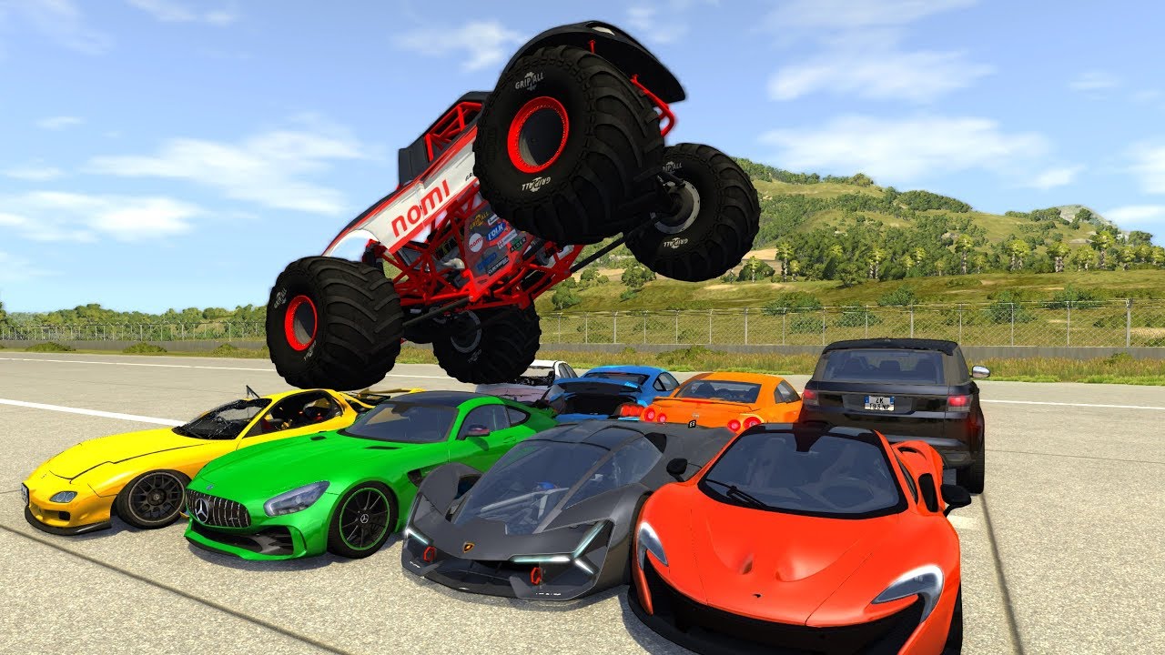 Crash Testing Real Car Mods #6 - Beamng Drive Car Crashes Compilation