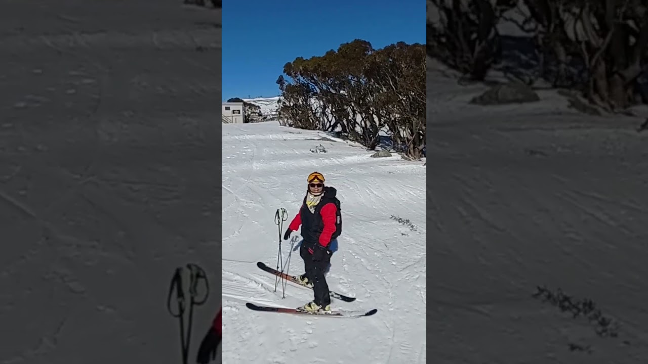 HoverX1 camera drone Orbit mode at Mount Hotham