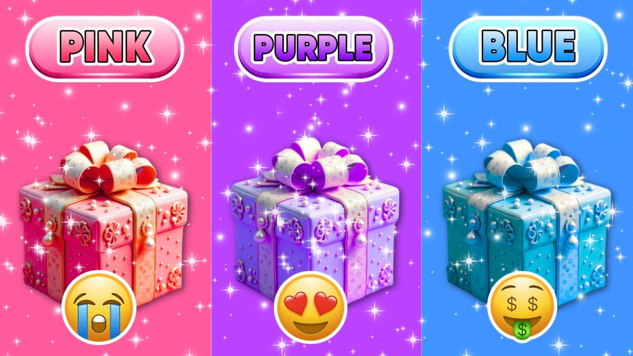 Choose Your Gift...! Pink, Purple or Blue 🩷💜💙 | Rabbit Quiz
