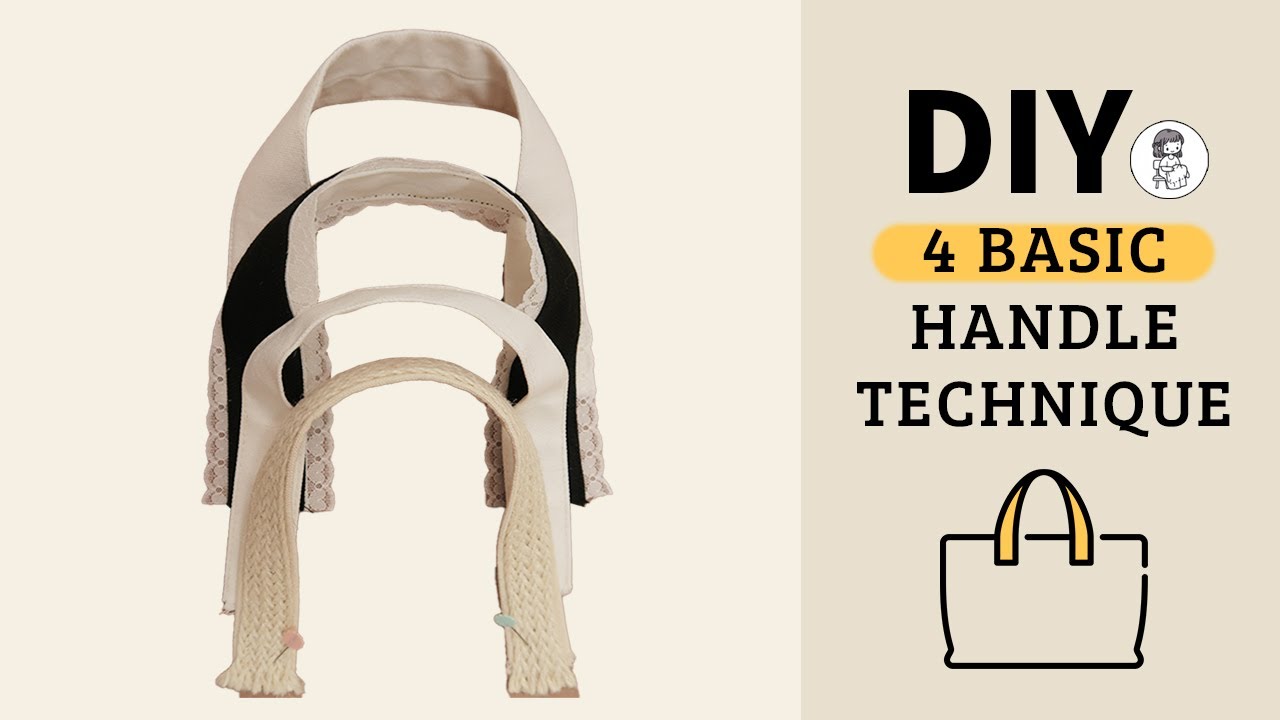 4 Handbag Handles for Beginners - Step-by-Step Tutorial - DIY your handmade bag