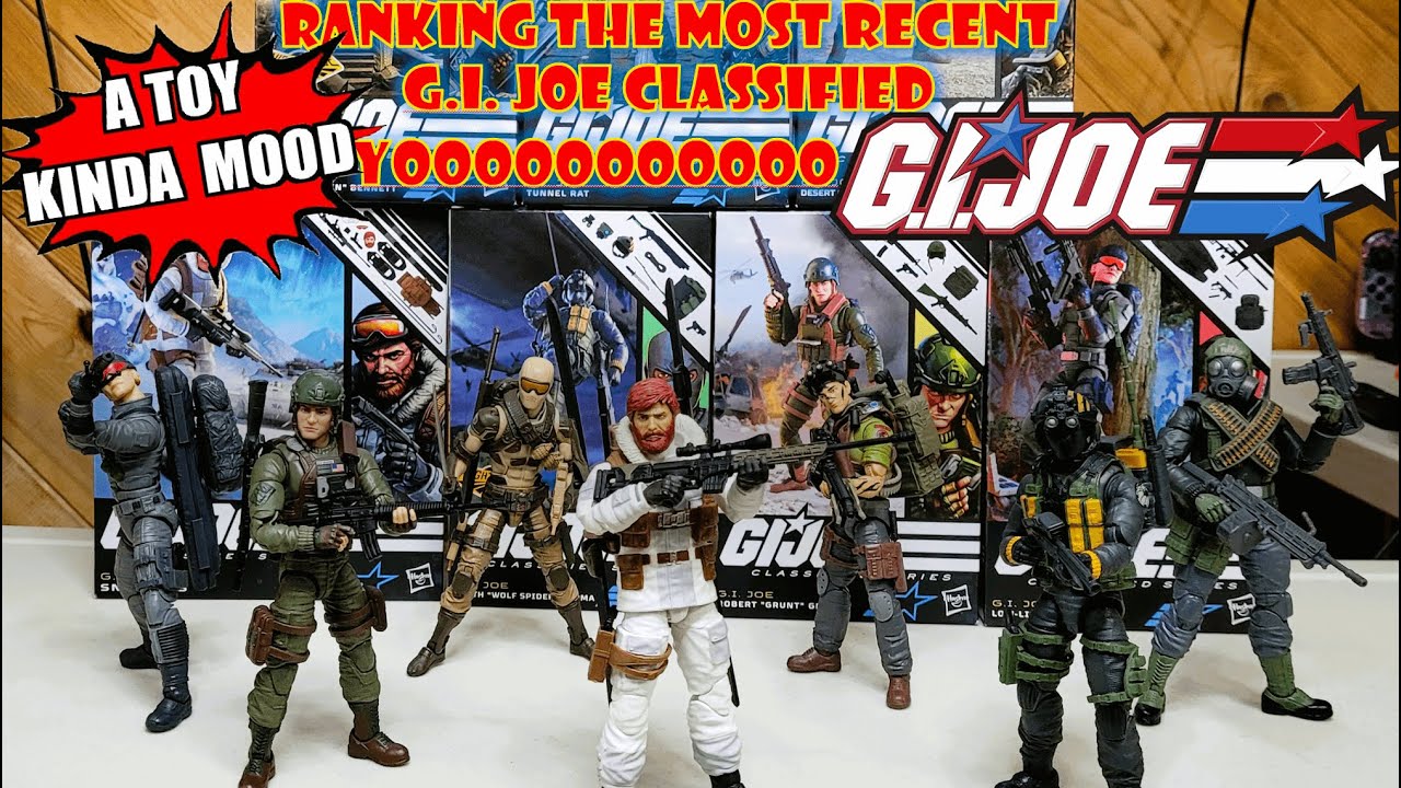 Ranking The Most Recent G.I. Joe Classified YOOOOOOOOOOO JOES!