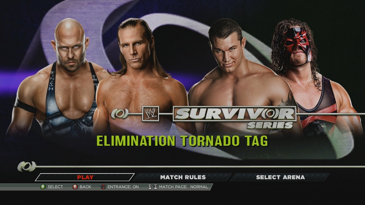 WWE 2K15: RYBACK & SHAWN MICHAELS VS. RANDY ORTON & KANE - ELIMINATION TORNADO TAG | GAMEPLAY