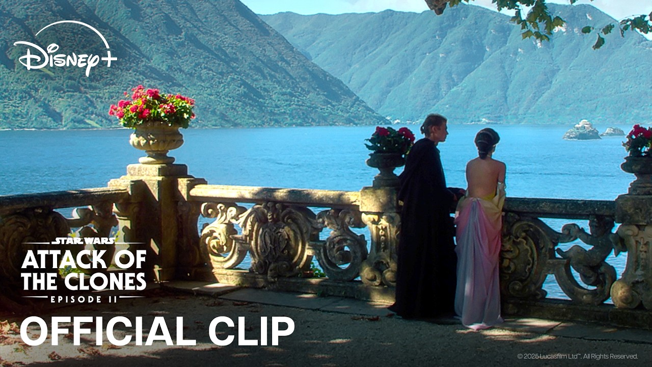 Anakin and Padmé Kiss on Naboo | Star Wars: Episode II - Attack of the Clones | Official Clip