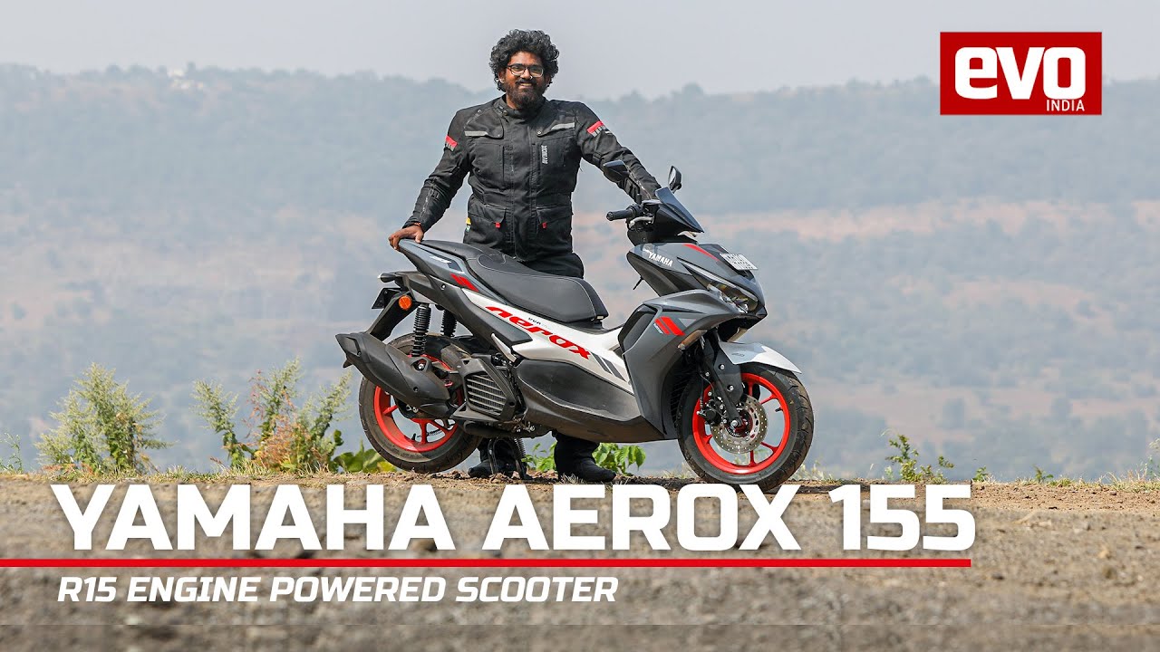 2021 Yamaha Aerox 155 | The most powerful scooter in India | First ride review | evo India