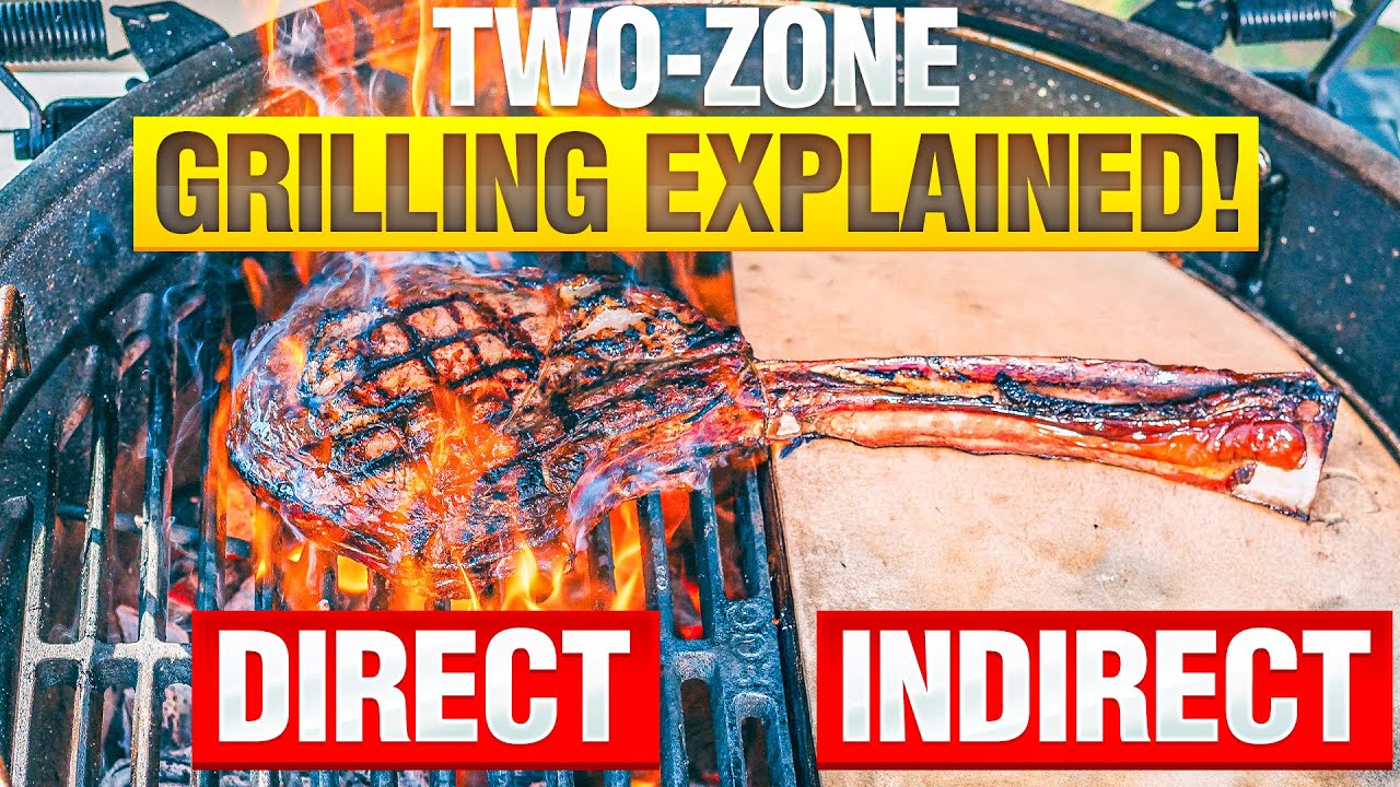 How to Reverse Sear in A Big Green Egg - Two Zone Grilling Explained