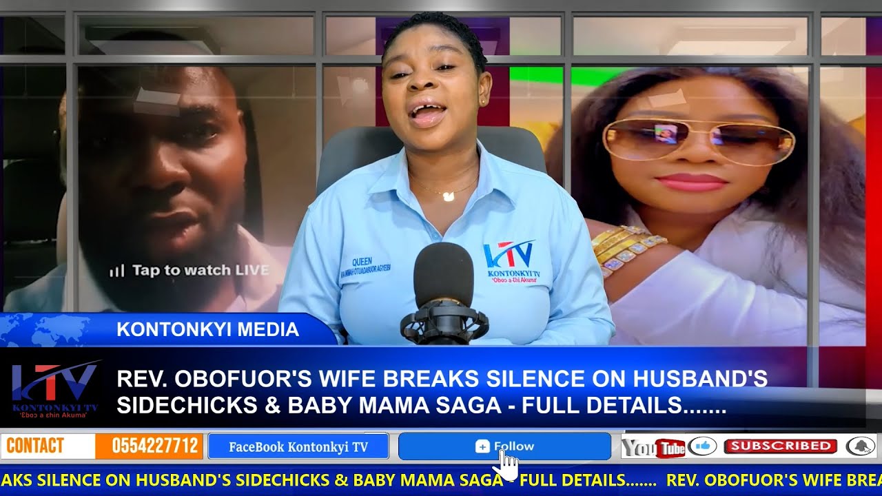 SH0CKlNG: REV. OBOFUOR'S WIFE BREAKS SILENCE ON HUSBAND'S SIDECHICKS & BABY MAMA SAGA - FULL DETAILS