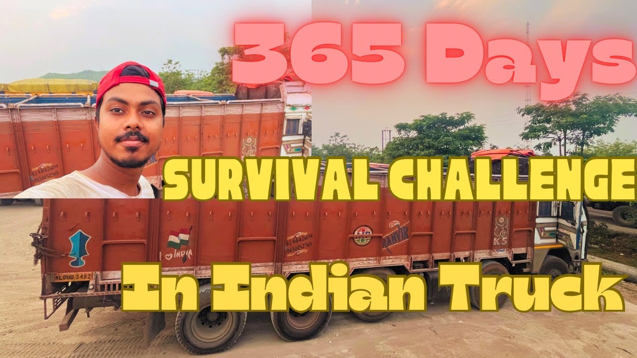 365 Days Survival challenge In Indian Truck 🚛 || Daily vlog 8 Pm||