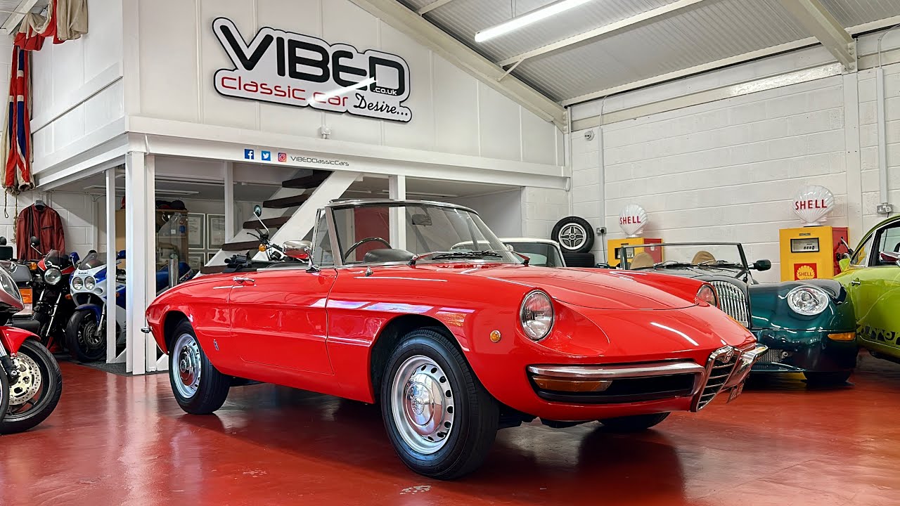 Alfa Romeo Spider 1300 Junior Rare UK Car With Documented History Comprehensively Restored NOW SOLD!