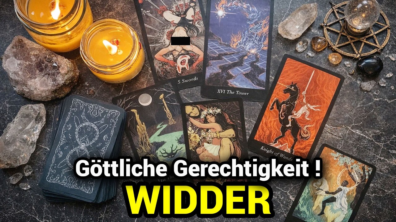 WIDDER ♈ JEMAND BEOBACHTET DICH, GÖTTLICHE GERECHTIGKEIT BRINGT LIEBE, FAMILIE,...#widder