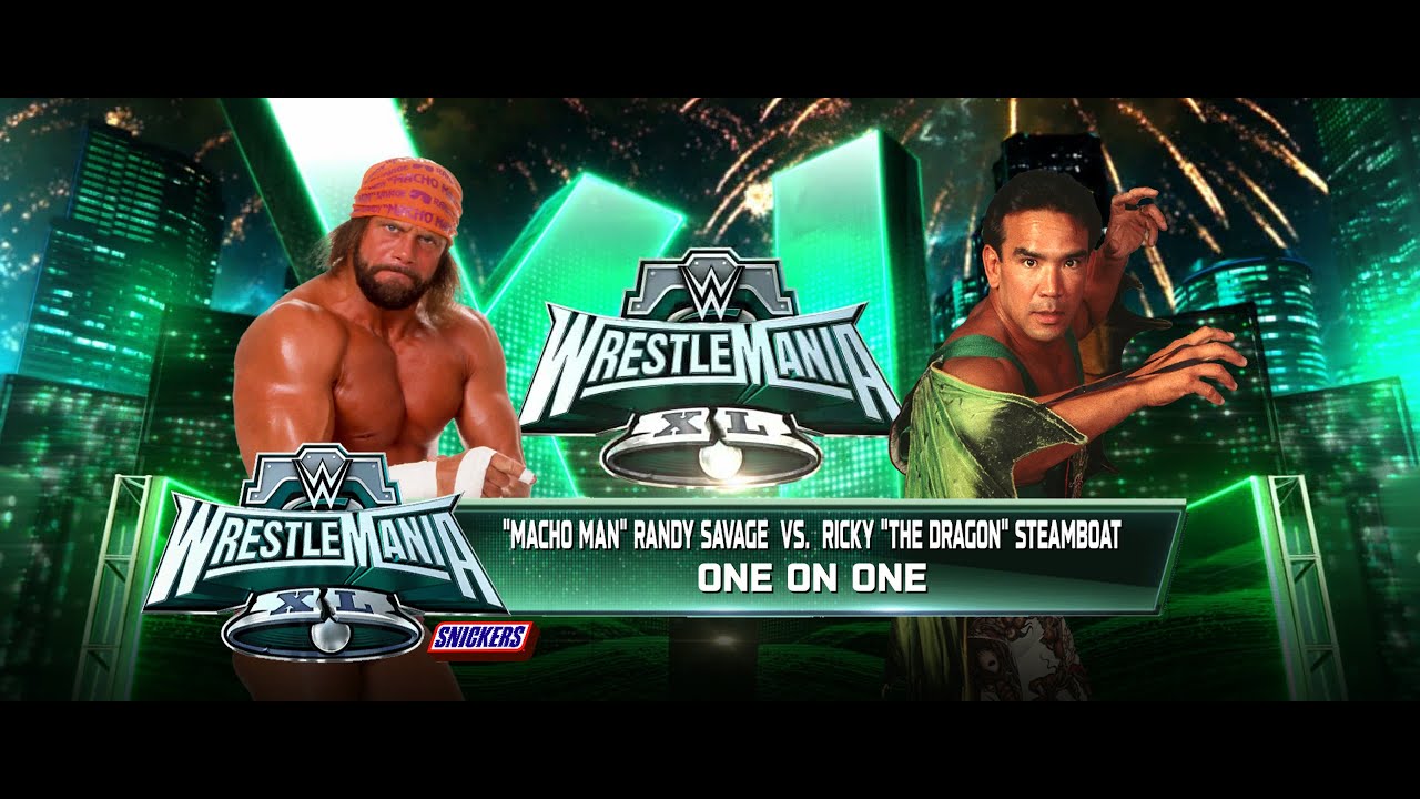 Macho Man Randy Savage vs Ricky the Dragon Steamboat   Wrestlevania