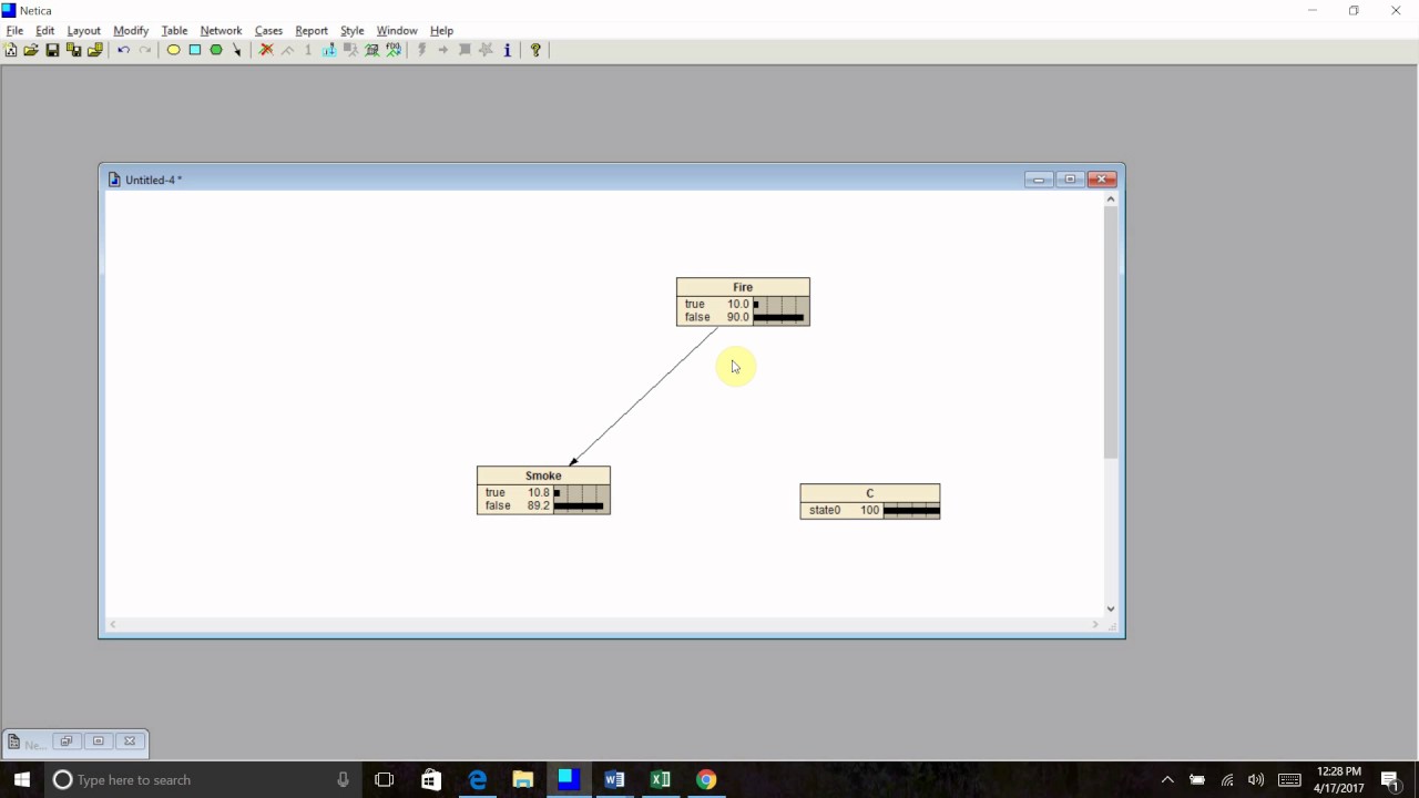 Belief Net in Netica