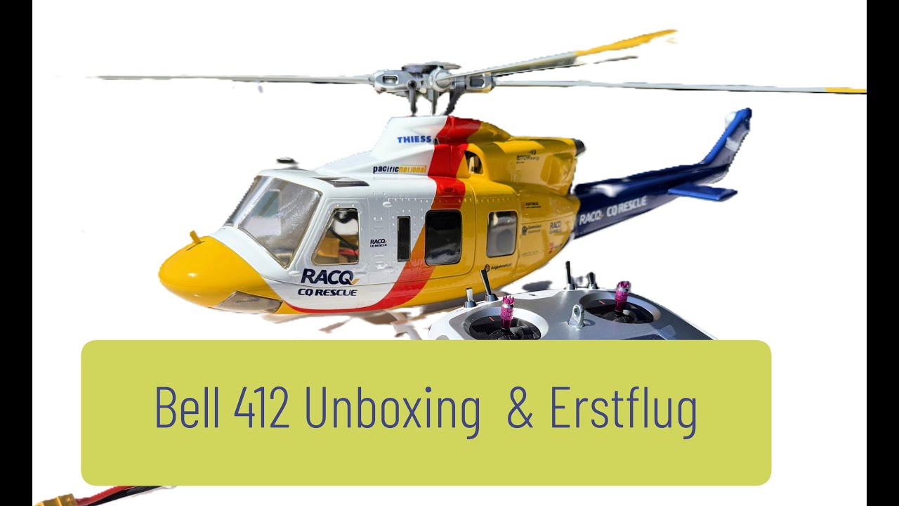 Unboxing Bell - 412 Start & Flug