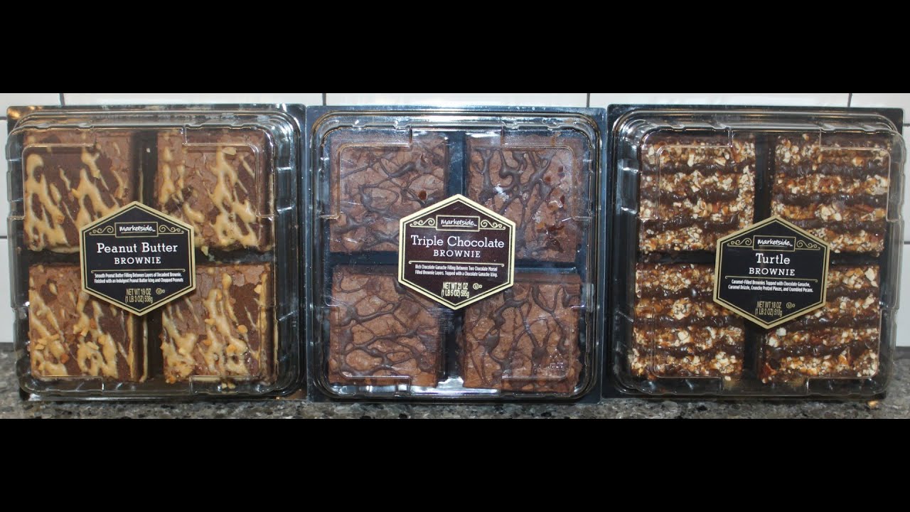 Marketside (Walmart) Brownie: Peanut Butter, Tripe Chocolate & Turtle Review