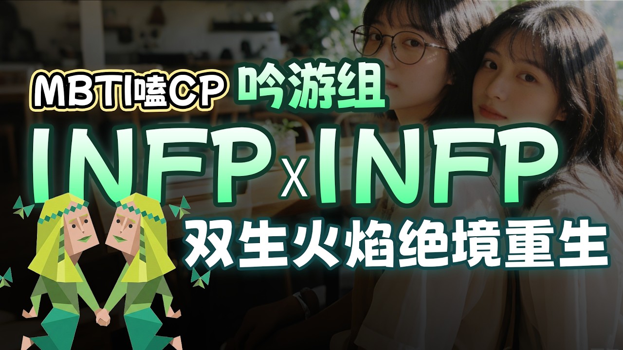 INFP × INFP 吟游组的爱情博弈... 双生火焰的绝境与重生，TA们到底难在哪？【MBTI 嗑CP系列】#mbti #情感 #心理学 #infp