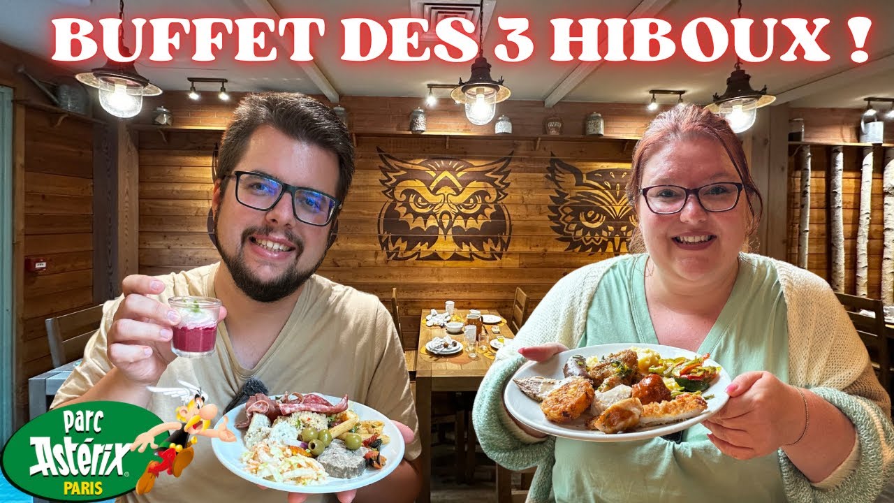 Astérix : Découverte Du Restaurant Buffet Le Grand Duc De L’hôtel Les Trois Hiboux ! 