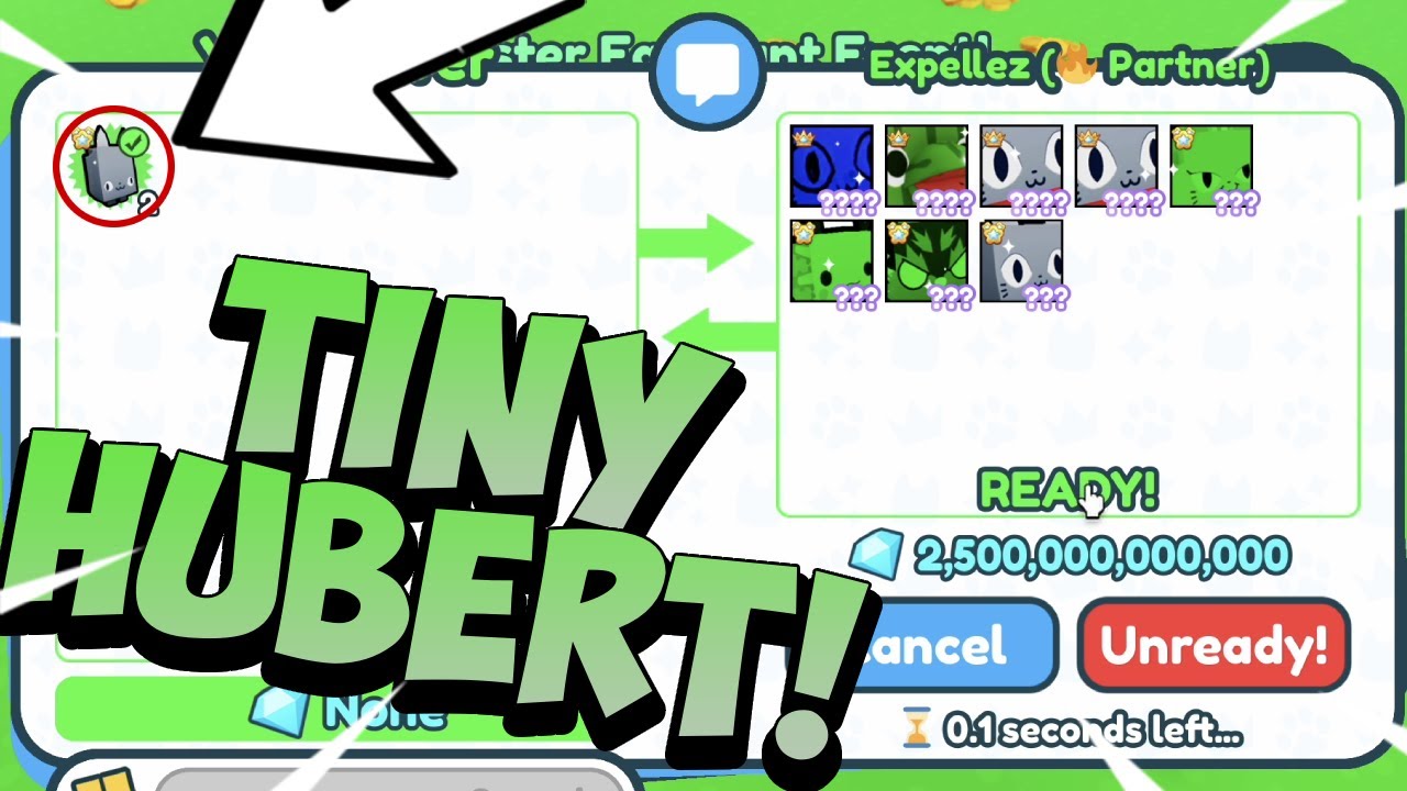 💕 TINY HUBERT | DOGGY TO INFINITY #41 | ROBLOX ( PET SIMULATOR X)