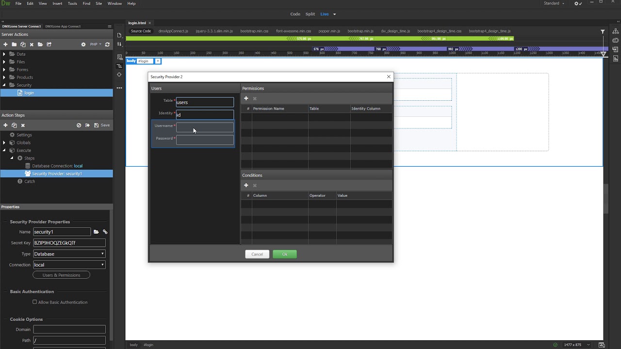 Setting Up Site Security Settings