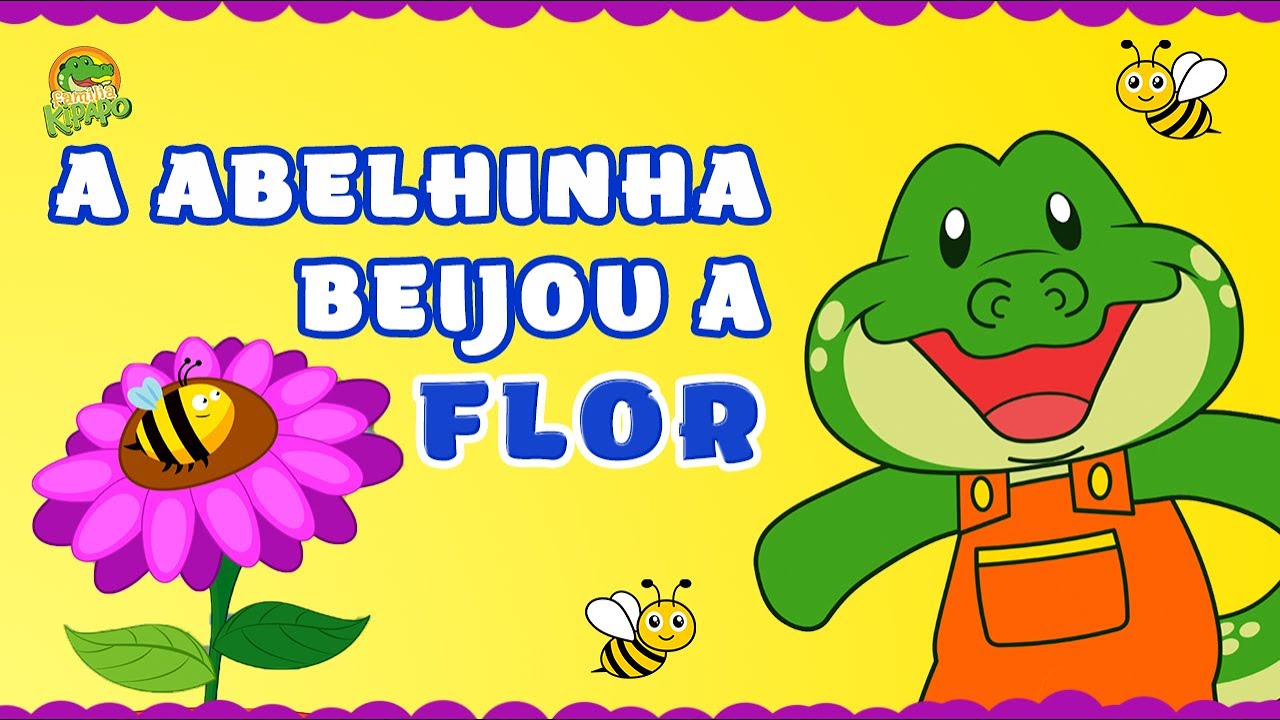 Família Kipapo - A Abelhinha Beijou a Flor - Vídeo Infantil Musical