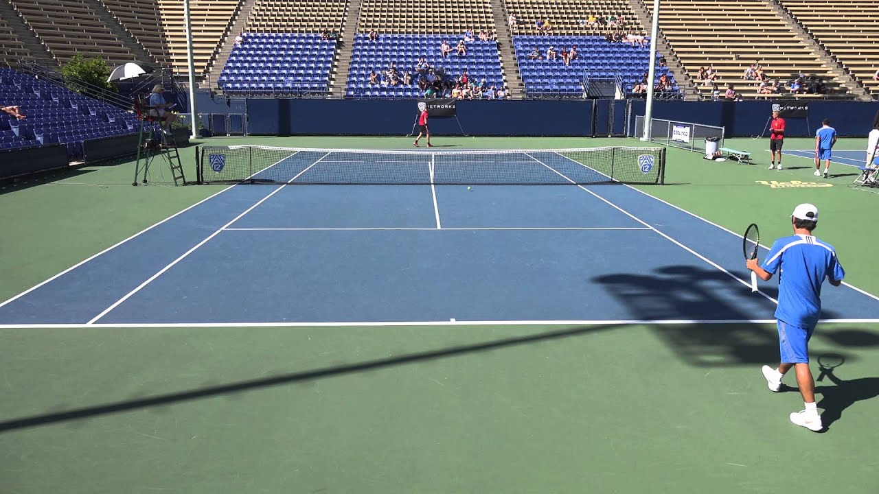 04 16 2015 USC Vs UCLA #1 men's singles 4K UHD