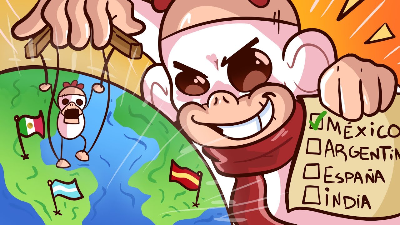 Fui a TODOS los PAÍSES del MUNDO en JUEGOS.