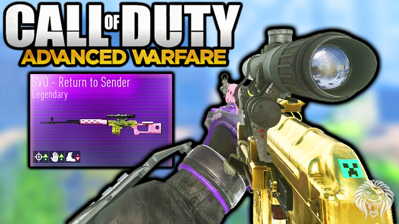 Advanced Warfare: SVO SNIPER GAMEPLAY! Legendary 