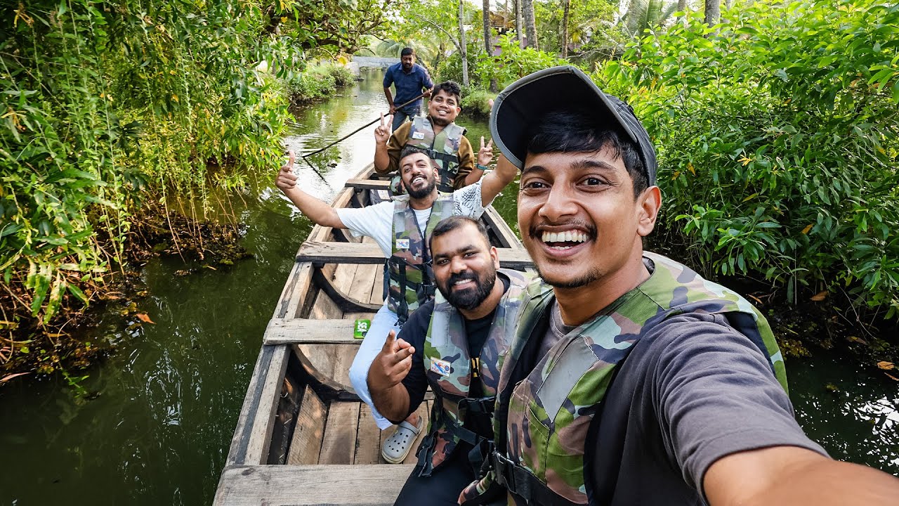 കണ്ടൽക്കാടിനുള്ളിലൂടെ അതിസാഹസികമായ യാത്ര | Munroe Island