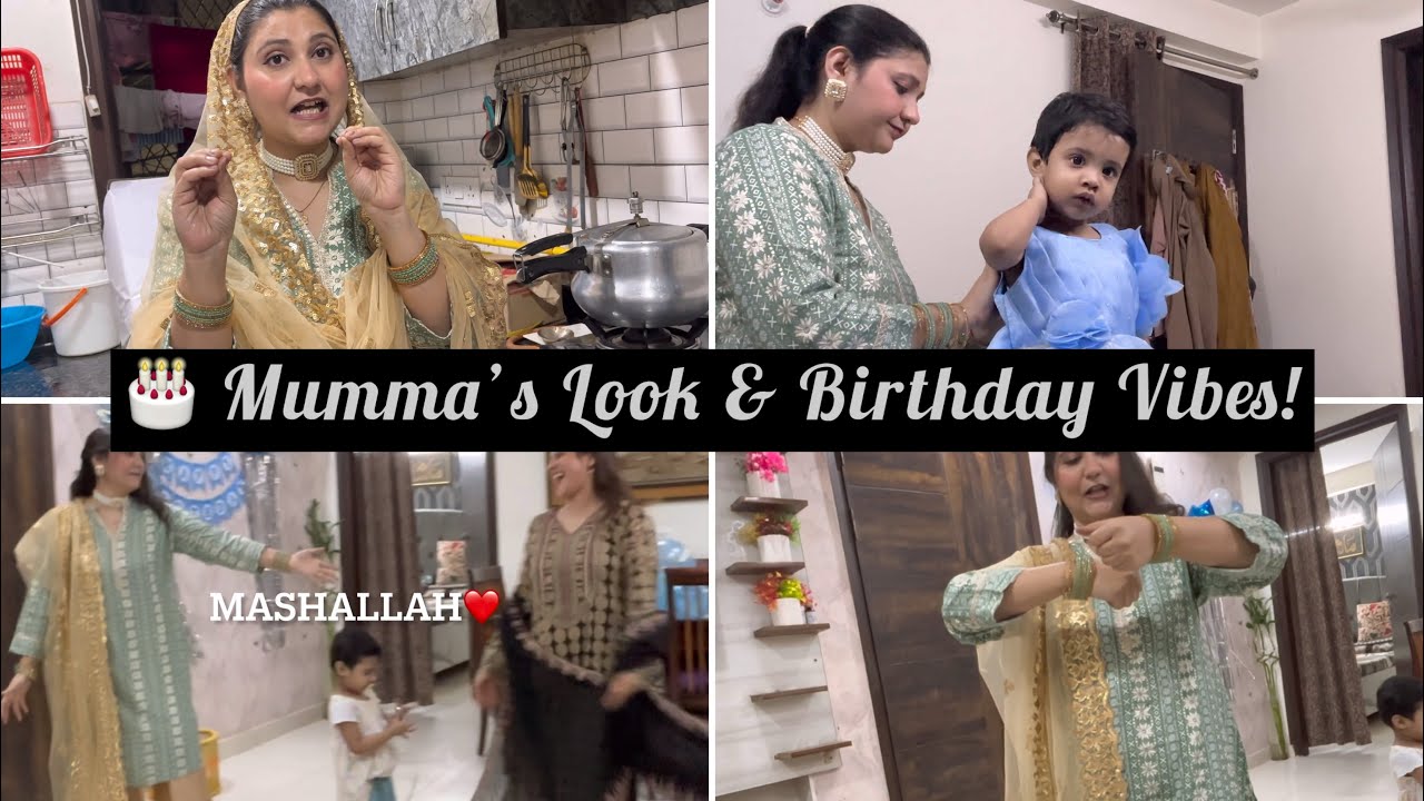 💖 What Mumma Wore & Made on Aliza’s Birthday | Behind the Celebration!