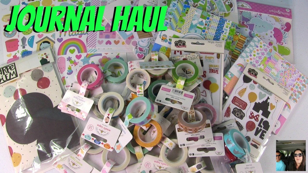 A Cherry On Top Huge Journaling Planning Washi Tape Stickers Haul | PaulAndShannonsLife