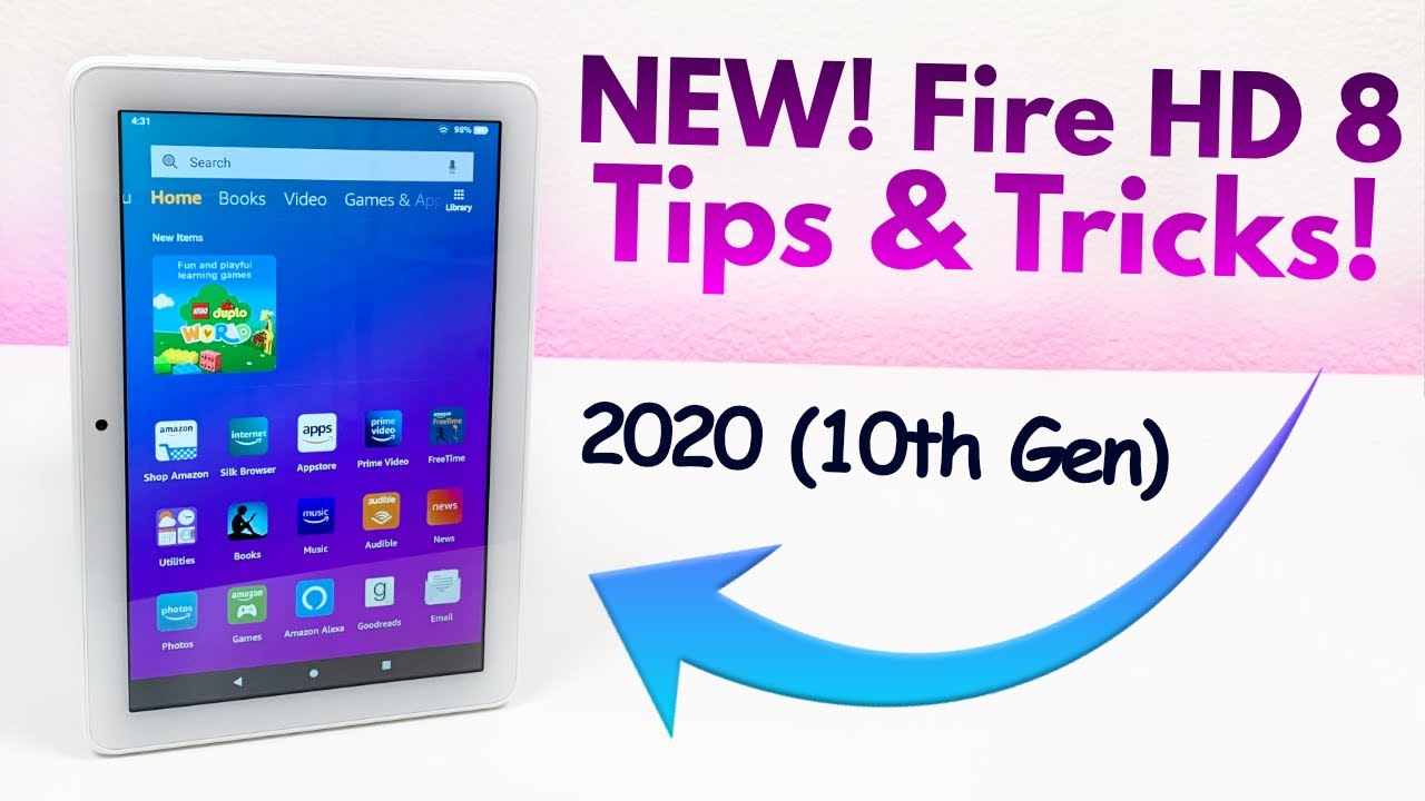 Amazon Fire HD 8 - Tips & Tricks / Hidden Features (New 2020 Model/10th Gen)