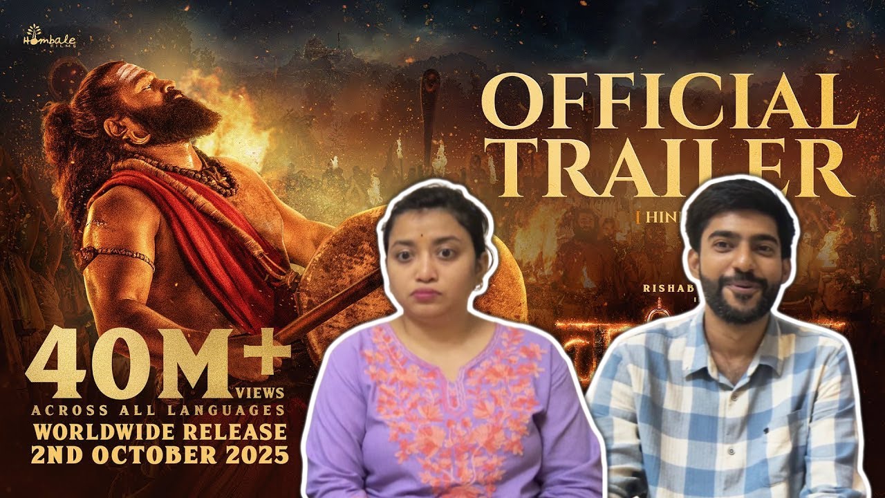 Kantara Chapter 1 Trailer - Hindi | Rishab Shetty | REACTION AND REVIEW