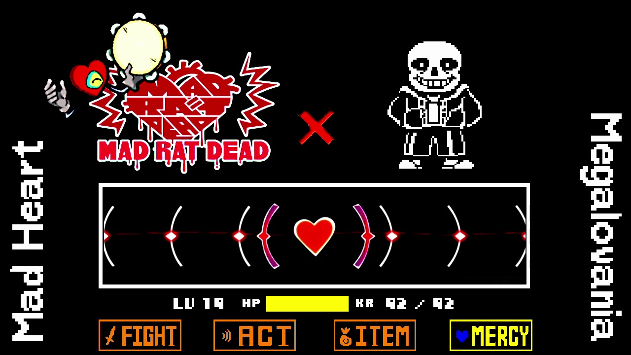Mad Heart Megalovania (Mad Rat Dead x Undertale)