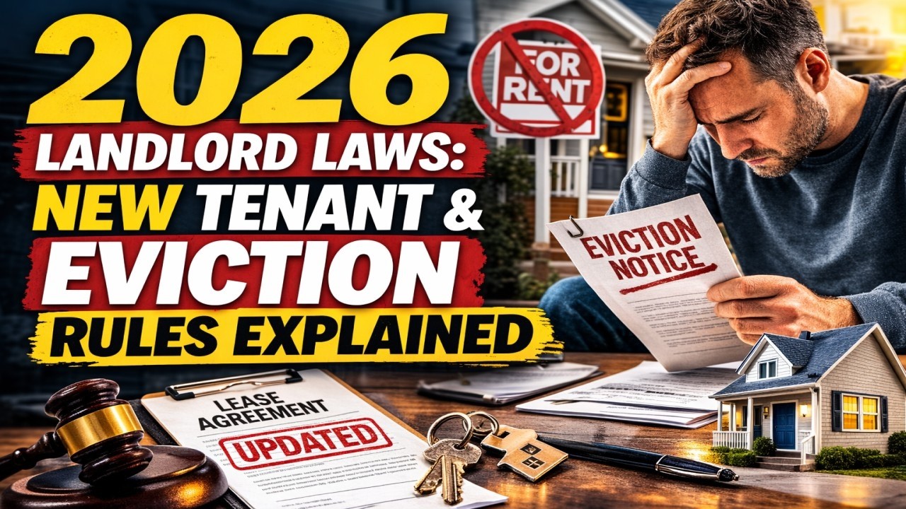 2026 Landlord Laws: New Tenant & Eviction Rules Explained