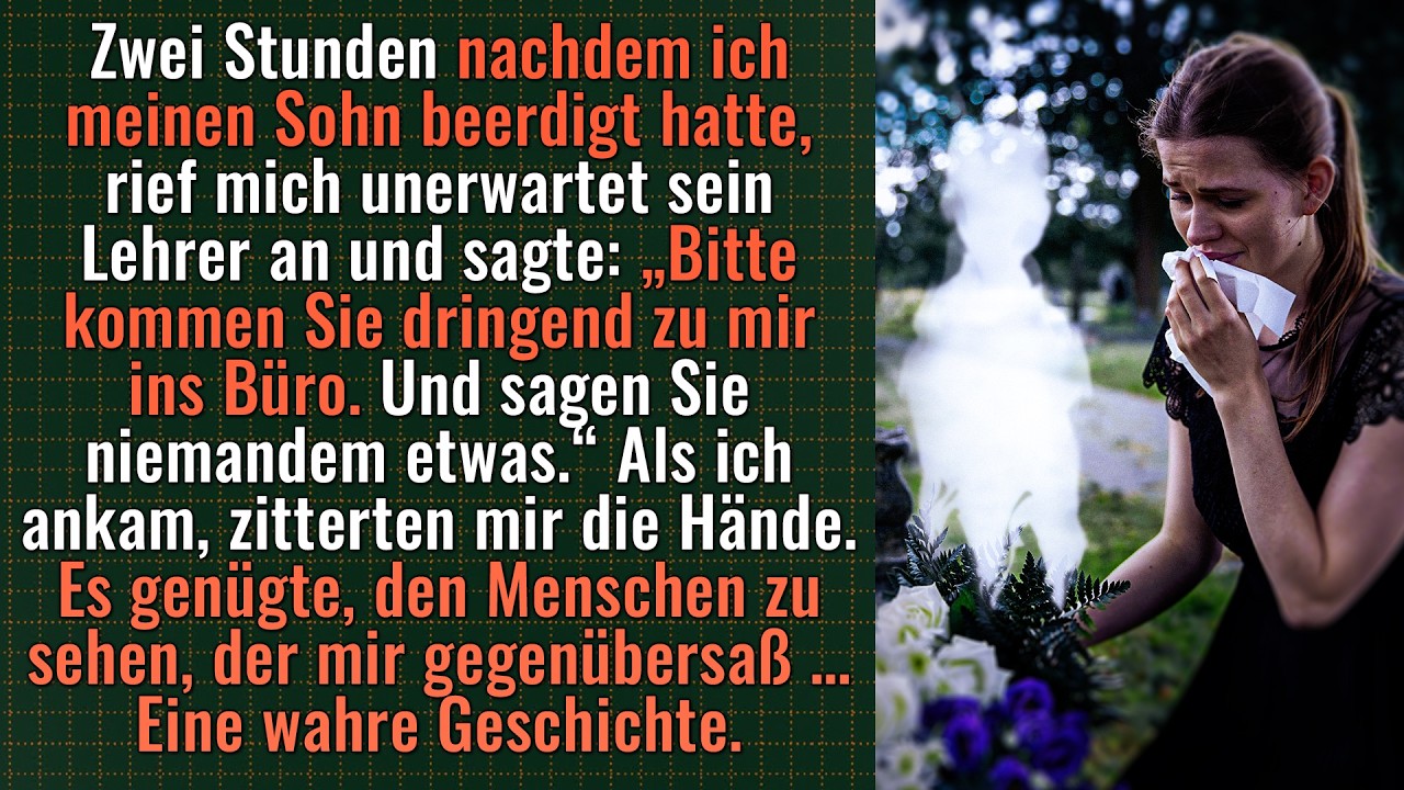 „Kommen Sie, ich muss Ihnen etwas zeigen“, sagte der Professor nach der Beerdigung meines Sohnes