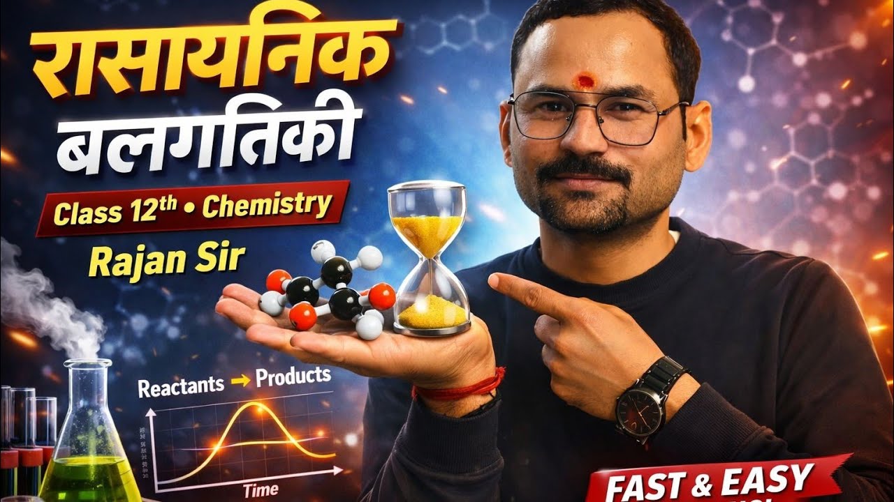 रासायनिक बलगतिकी (Chemical Kinetics) | Class 12 Chemistry | Fast & Easy Learning | Rajan Sir