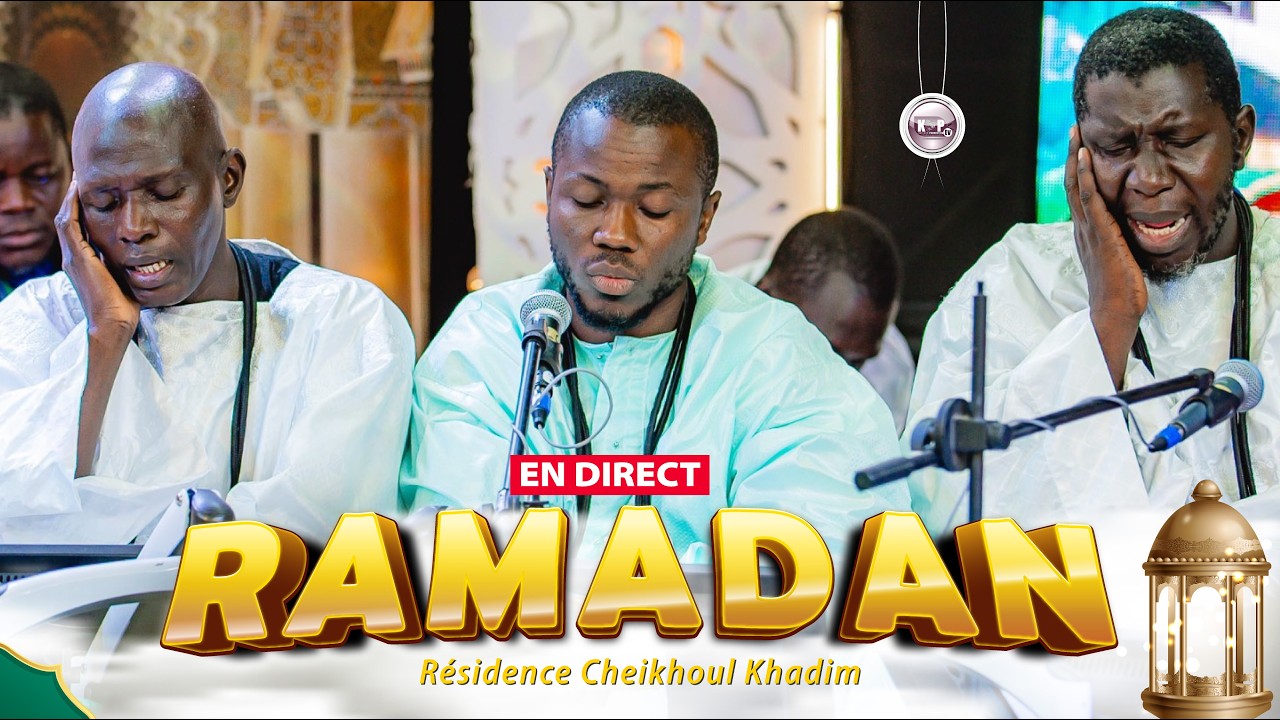 🔴En Direct Résidence Cheikhoul Khadim Prestation Kourel Serigne Saliou Ht Ramadan 2026 Touba