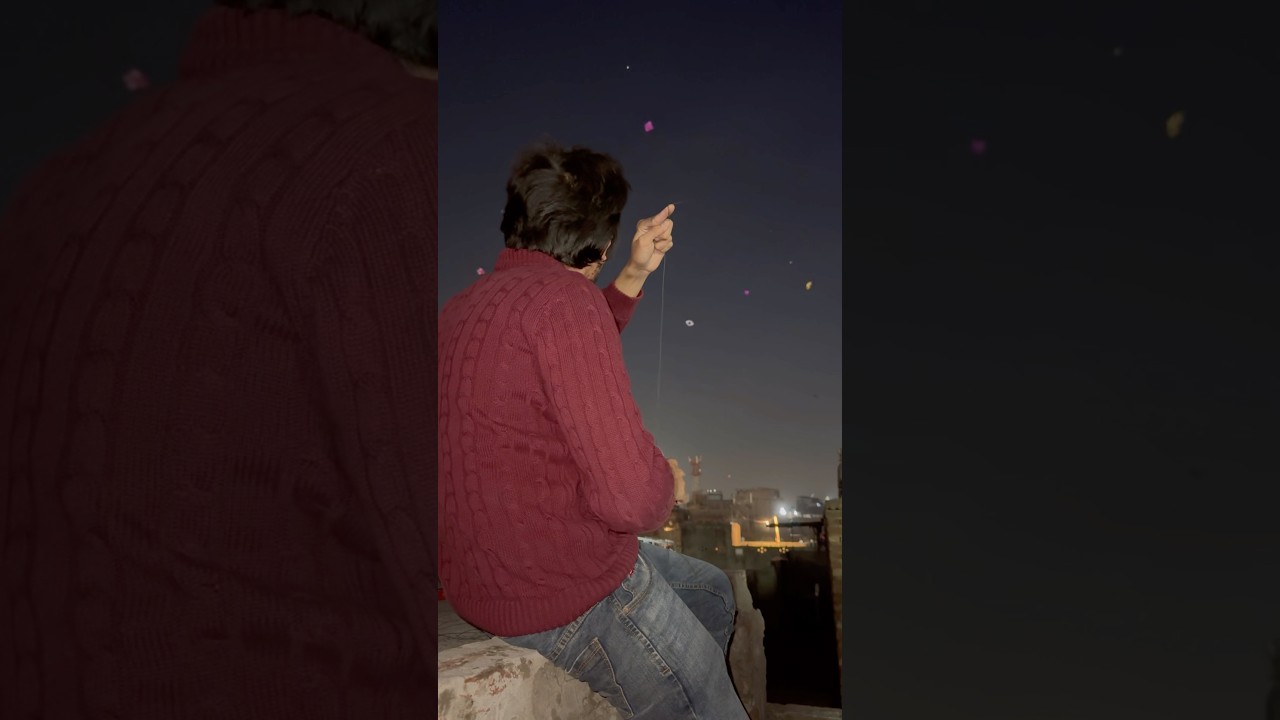 Night basant lahore 🤩 #catching #lootingkites # catching kites #kitecaught