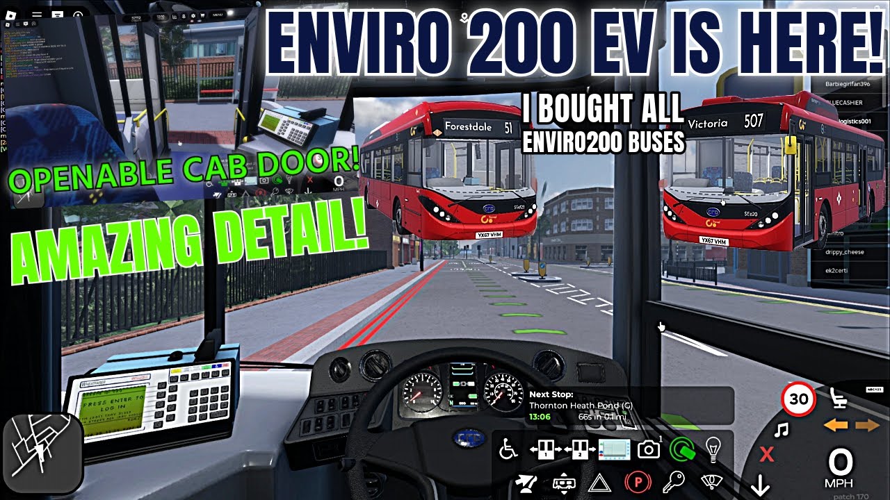 Обновление ROBLOX CROYDON ENVIRO200 EV просто потрясающее!