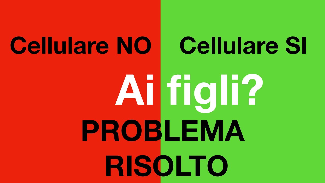 Litighi sempre con tuo figlio per il cellulare? (PROBLEMA RISOLTO)