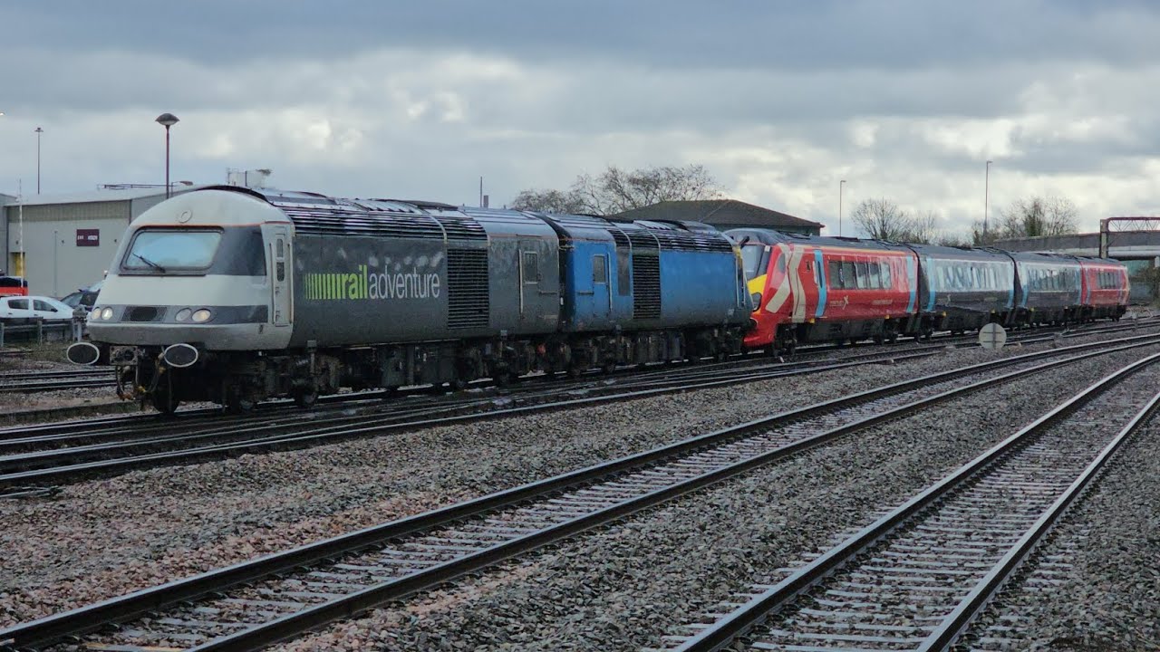 RA 43468+43467+XC 220033 At Derby From Derby Litchurch Lane To Barton Under Needwood Rsmd